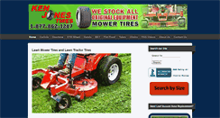 Desktop Screenshot of buylawnmowertires.com